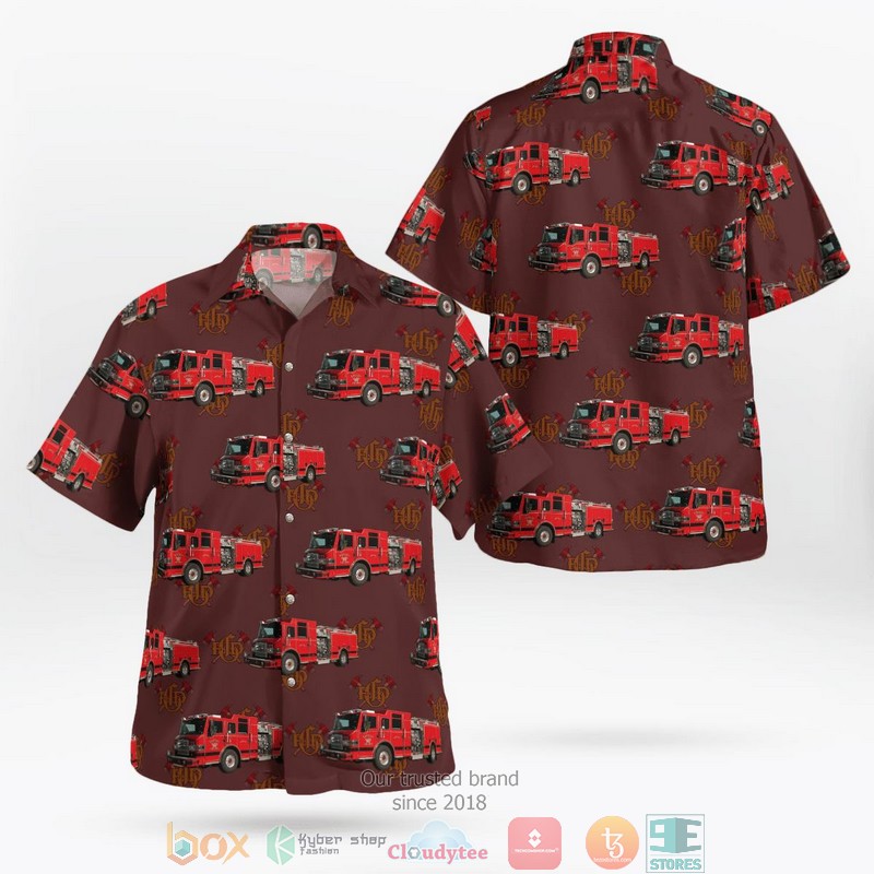 Greeley Fire Department Greeley Colorado Hawaii 3D Shirt word1