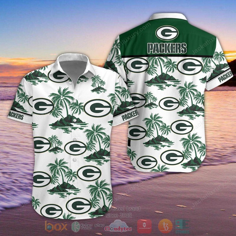 HOT Green Bay Packers Hawaiian Shirt, Shorts word1