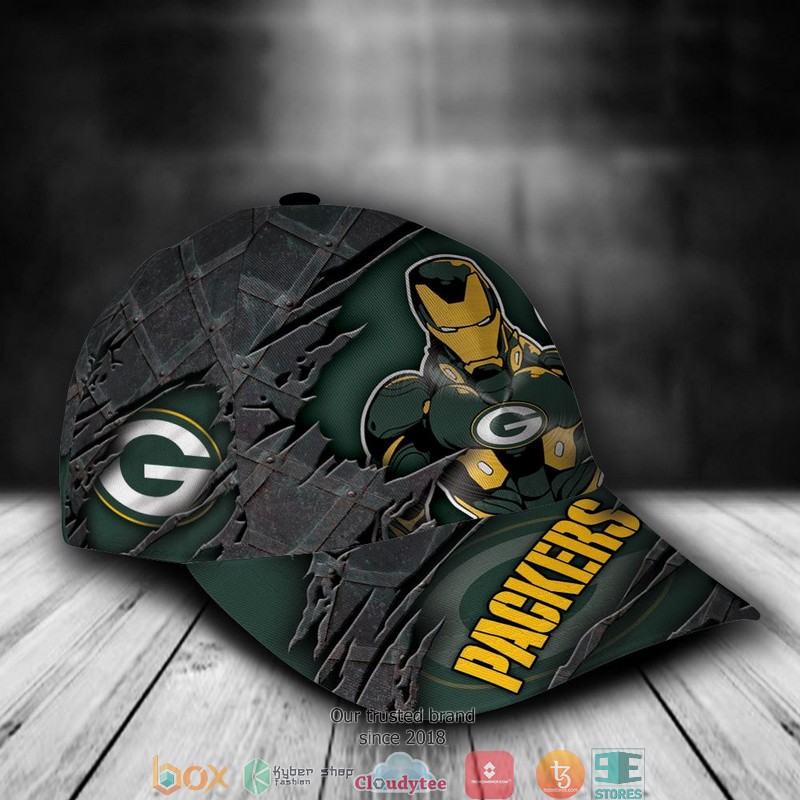 Green Bay Packers Iron Man NFL Custom Name Cap 2 Green Bay Packers Iron Man NFL Custom Name Cap word3