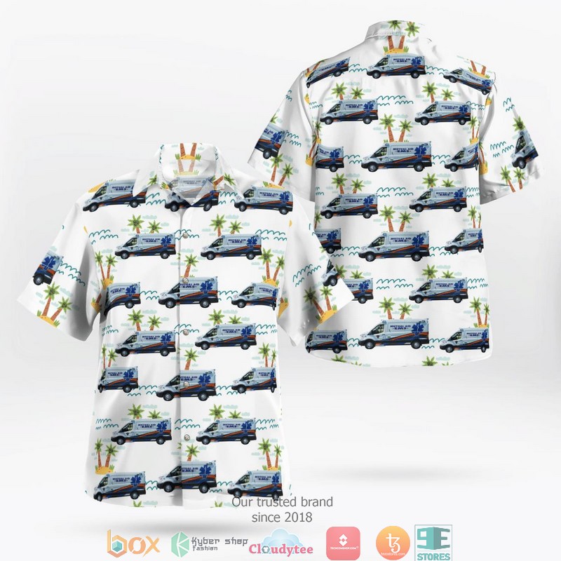 Greensburg Pennsylvania Mutual Aid Ambulance Service Hawaiian Shirt word2