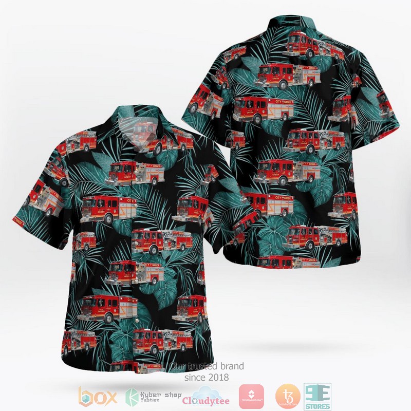 Greer South Carolina City of Greer Fire Department - Station 1 Hawaii 3D Shirt 8 Greer South Carolina City of Greer Fire Department - Station 1 Hawaii 3D Shirt word1