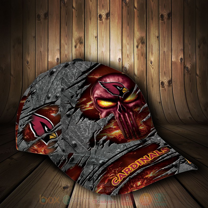 BEST Arizona Cardinals Skull NFL Team Custom Name 3D Cap 2 BEST Arizona Cardinals Skull NFL Team Custom Name 3D Cap word3