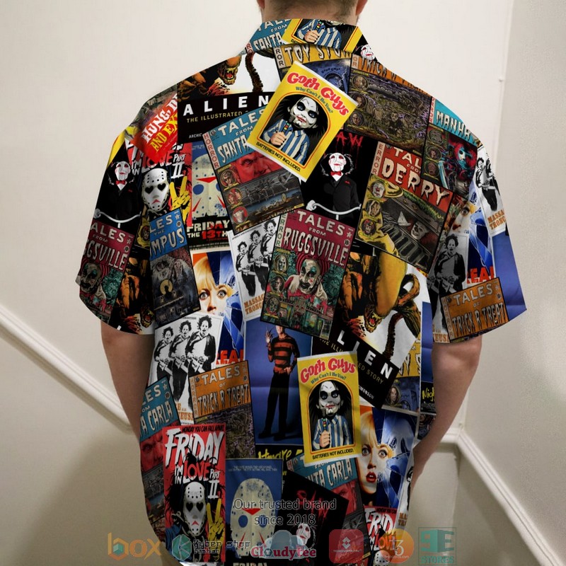 Horror Movie Film Hawaiian Shirt, Short 4 Horror Movie Film Hawaiian Shirt, Short word3