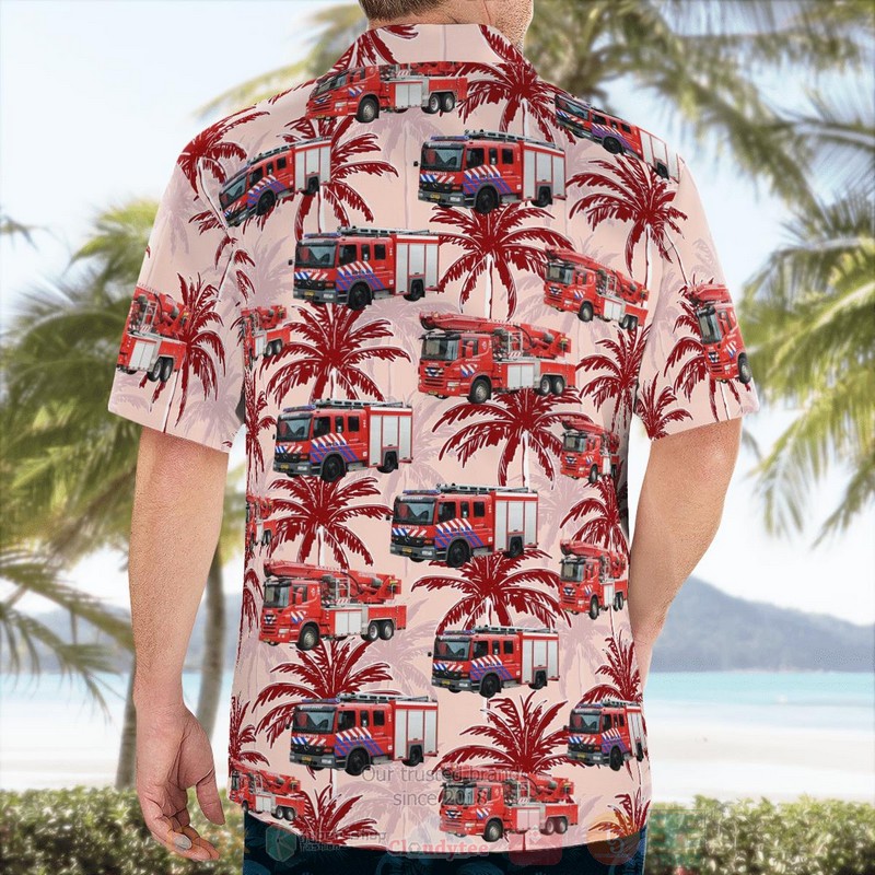 BEST Haarlem, Netherlands, Brandweer Kennemerland 3D Aloha Shirt 2 BEST Haarlem, Netherlands, Brandweer Kennemerland 3D Aloha Shirt word1