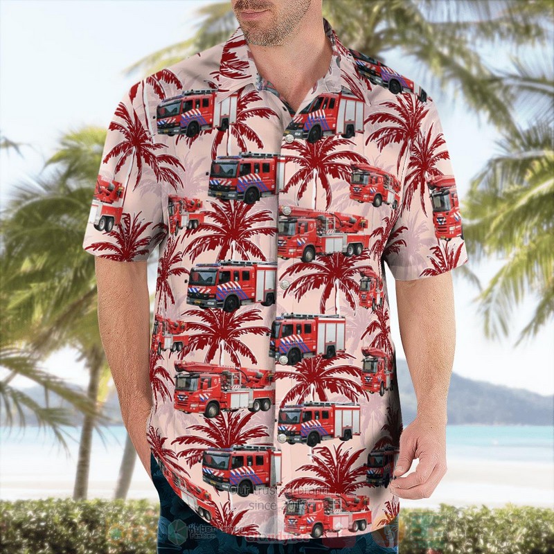 BEST Haarlem, Netherlands, Brandweer Kennemerland 3D Aloha Shirt 4 BEST Haarlem, Netherlands, Brandweer Kennemerland 3D Aloha Shirt word1