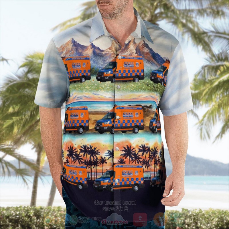 BEST Hall Ambulance Service, Inc., Bakersfield, California Fleet 3D Aloha Shirt 3 BEST Hall Ambulance Service, Inc., Bakersfield, California Fleet 3D Aloha Shirt word3