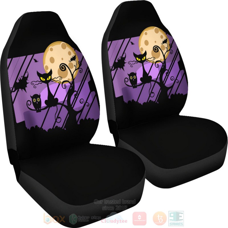 BEST Halloween Purple, Cat, Owl, And Bat Luxury Car Seat Covers 4 BEST Halloween Purple, Cat, Owl, And Bat Luxury Car Seat Covers word1
