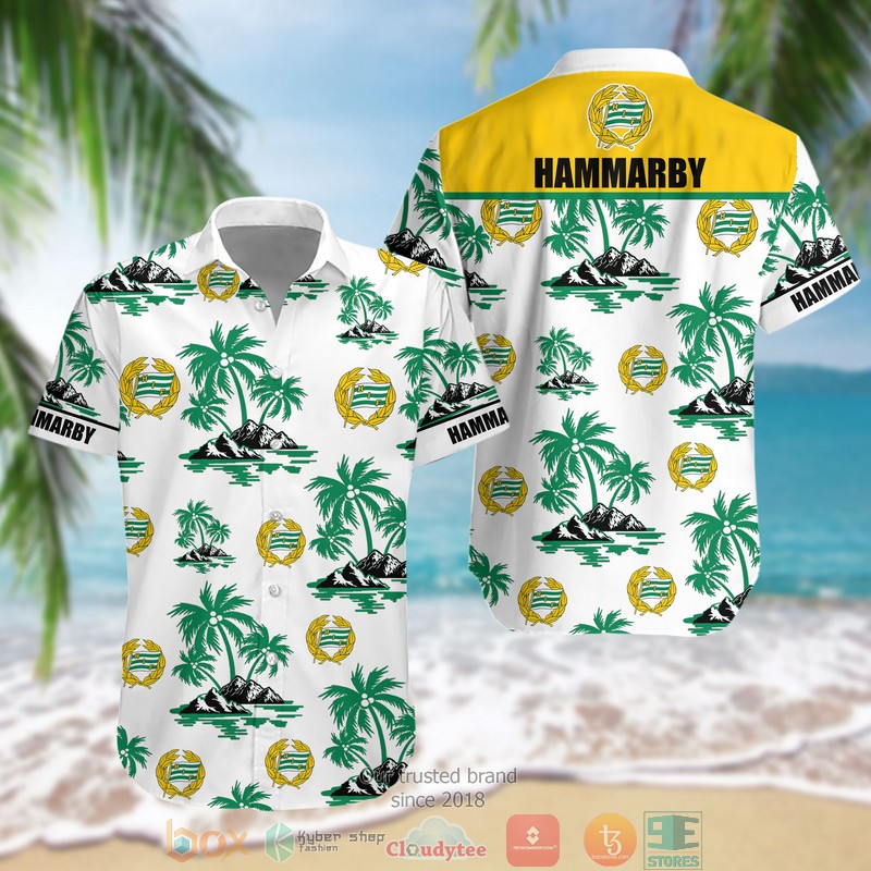 NEW Hammarby Fotboll Hawaii Shirt word1