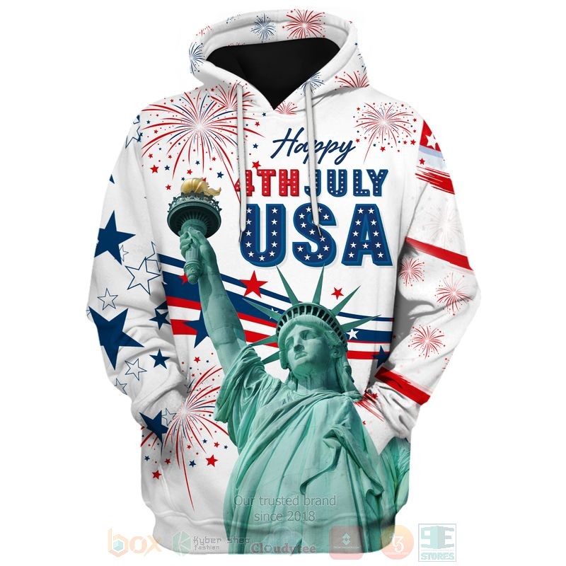 BEST Happy 4th July USA Independence Day All Over Print Shirt, Hoodie word2