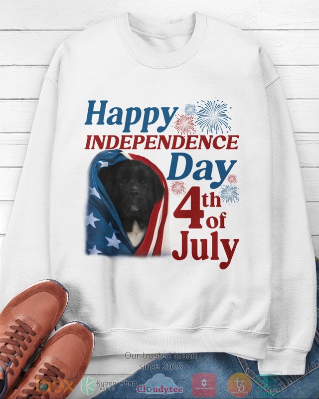 Happy Independence Day 4th of July Black Newfoundland Shirt, hoodie 3 Happy Independence Day 4th of July Black Newfoundland Shirt, hoodie word3