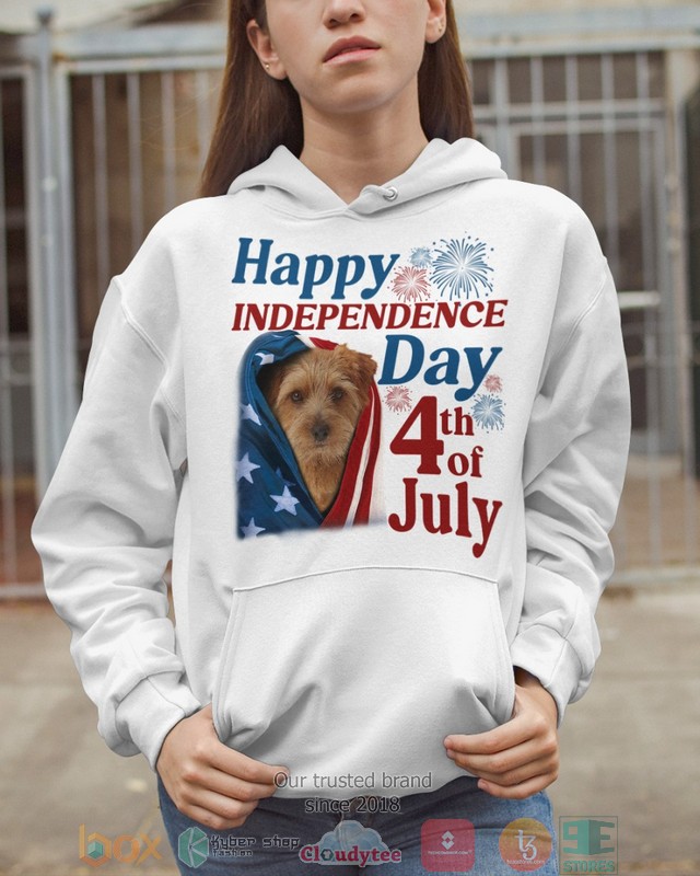 Happy Independence Day 4th of July Norfolk Terrier Shirt, hoodie word3