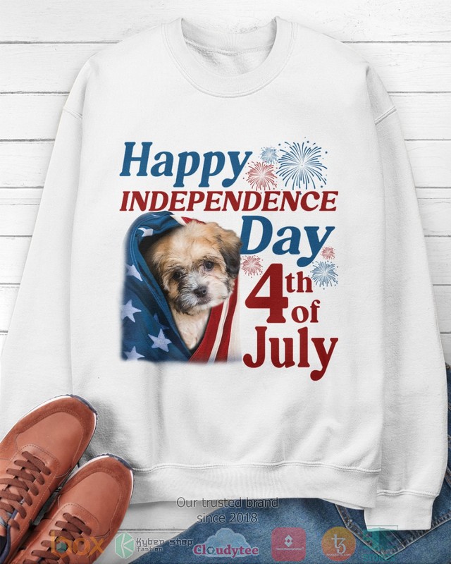 Happy Independence Day 4th of July Shichon Shirt, hoodie 3 Happy Independence Day 4th of July Shichon Shirt, hoodie word3