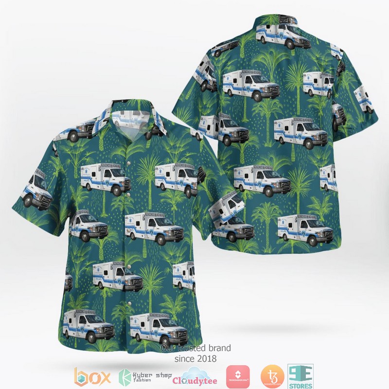 Harleysville Area EMS Harleysville Pennsylvania Hawaiian Shirt word1