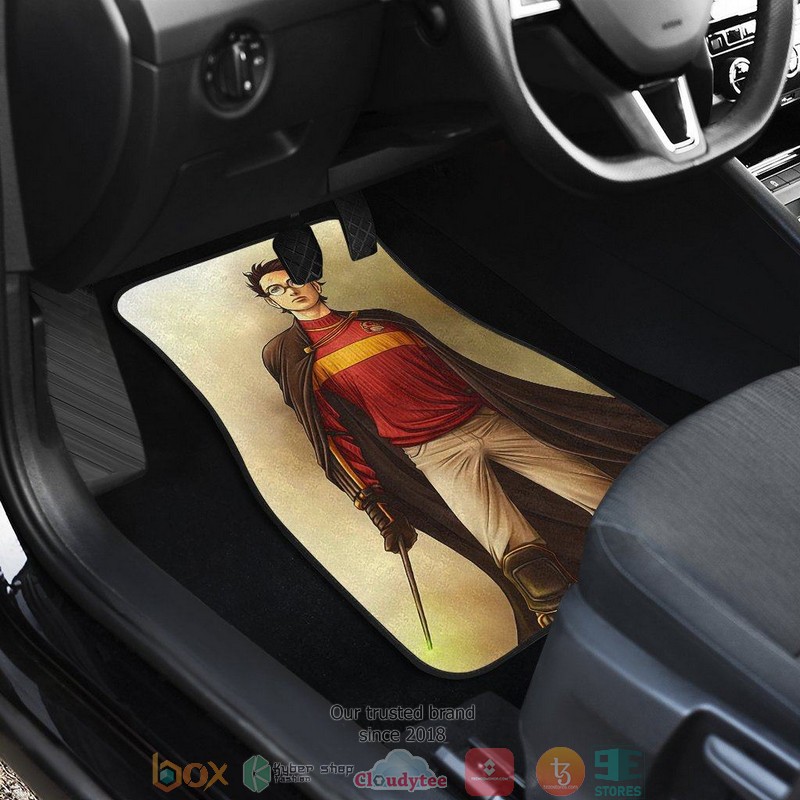NEW Harry Potter Harry Vs Voldemort Ready For Battle Car Floor Mats word1