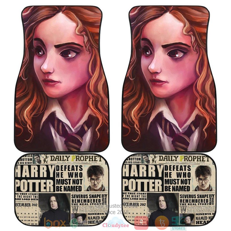 NEW Harry Potter Hermione Face Beauty Cheetah Artwork Car Floor Mats 10 NEW Harry Potter Hermione Face Beauty Cheetah Artwork Car Floor Mats word3