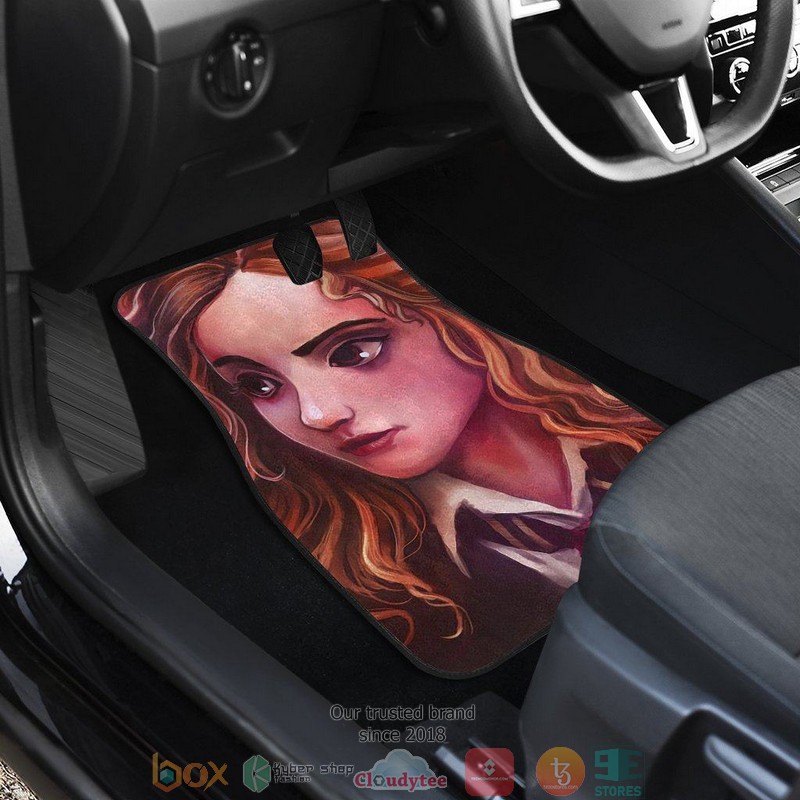NEW Harry Potter Hermione Face Beauty Cheetah Artwork Car Floor Mats 3 NEW Harry Potter Hermione Face Beauty Cheetah Artwork Car Floor Mats word1