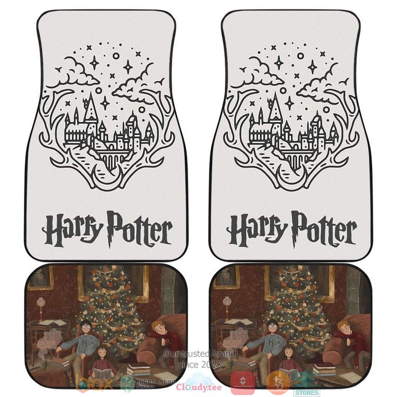 NEW Harry Potter Hogwarts Artwork Car Floor Mats