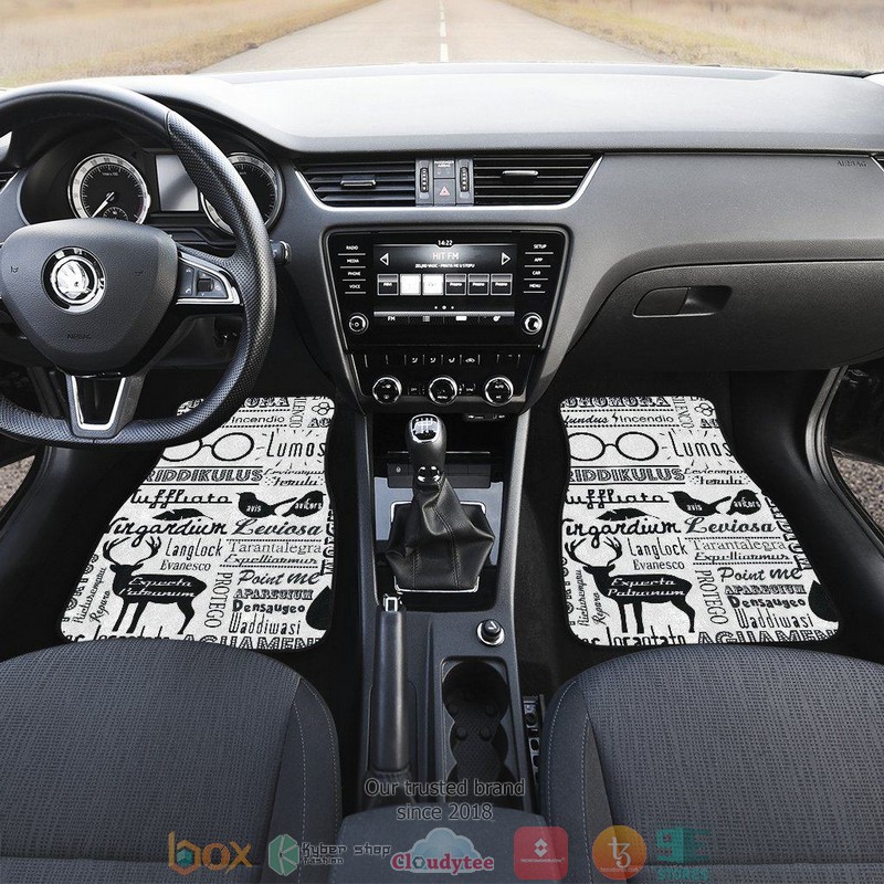 NEW Harry Potter Hogwarts Newspaper Patterns Car Floor Mats 2 NEW Harry Potter Hogwarts Newspaper Patterns Car Floor Mats word3