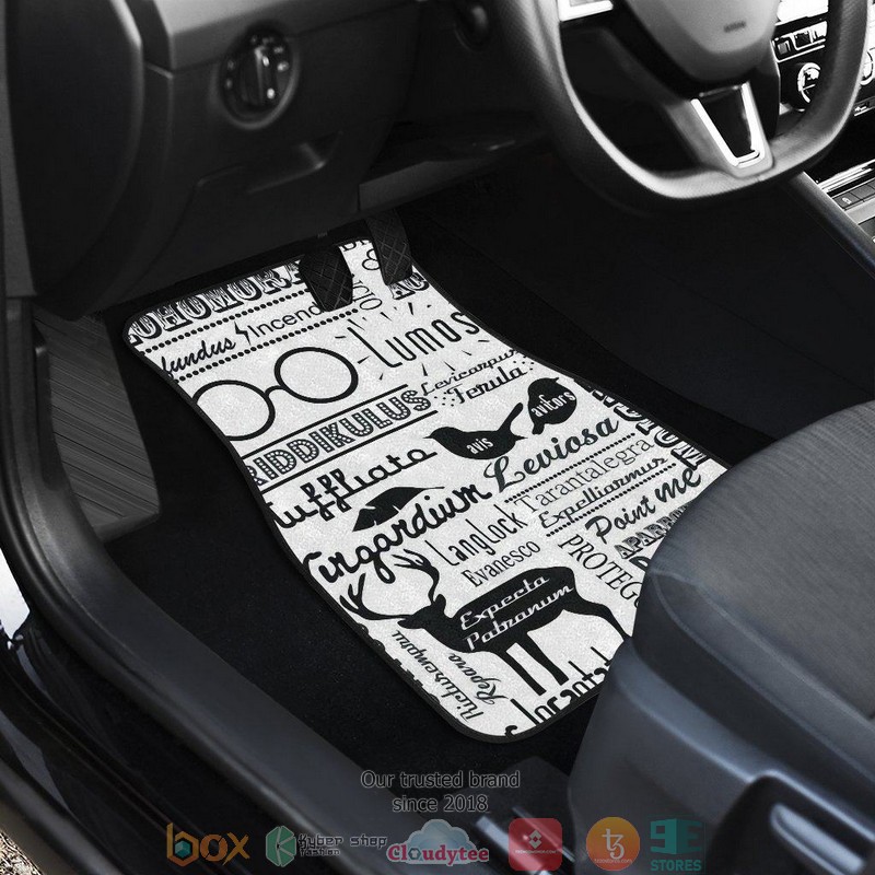 NEW Harry Potter Hogwarts Newspaper Patterns Car Floor Mats 3 NEW Harry Potter Hogwarts Newspaper Patterns Car Floor Mats word3