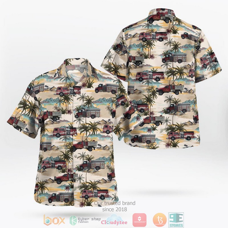 Hearne Texas Blackjack Volunteer Fire Department Robertson County Hawaiian Shirt word3
