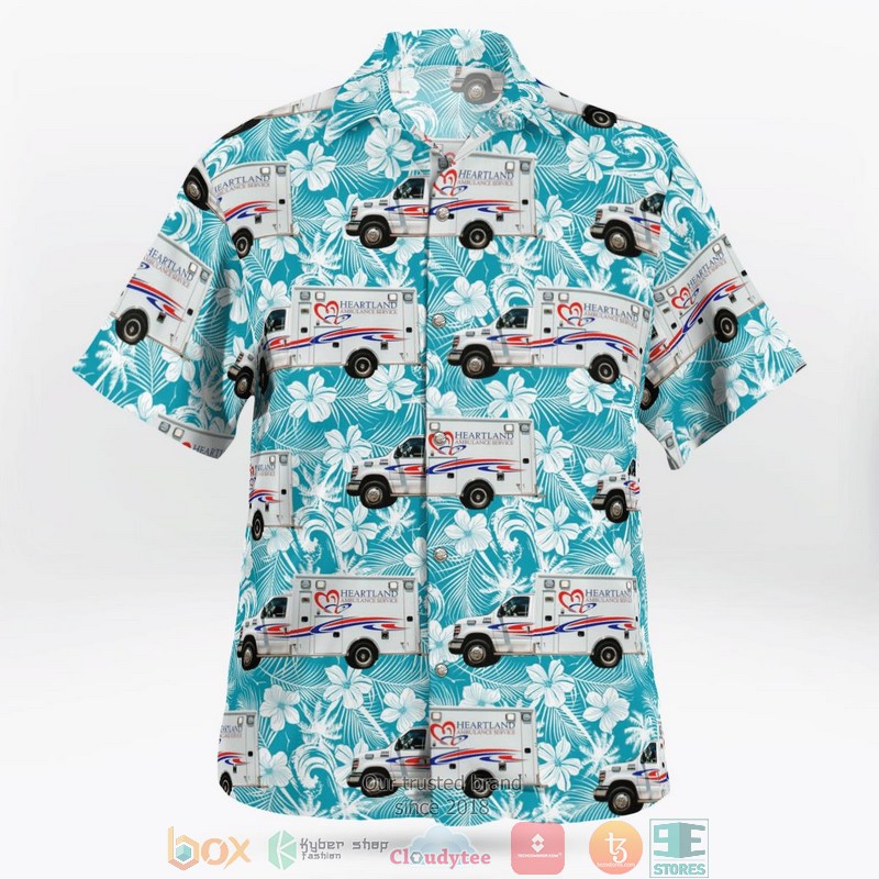 Heartland Ambulance Services Muncie Indiana Fleet Hawaiian Shirt 2 Heartland Ambulance Services Muncie Indiana Fleet Hawaiian Shirt word3