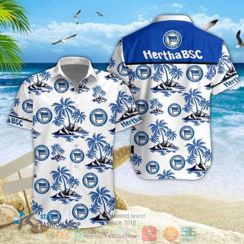 HOT Hertha BSC Hawaiian Shirt, Shorts word1