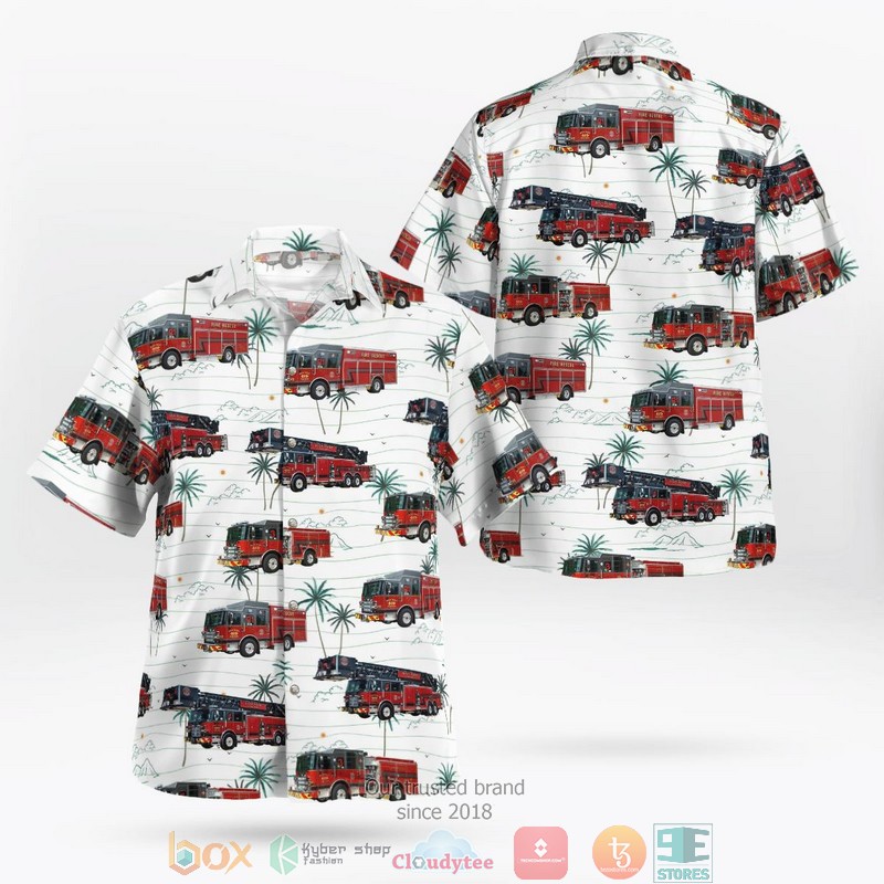 High Point North Carolina High Point Fire Department Hawaii 3D Shirt