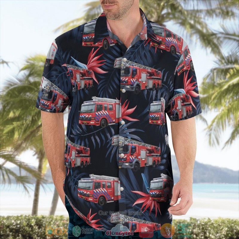 Hollands Midden Netherlands Brandweer Hollands Midden Hawaii 3D Shirt 4 Hollands Midden Netherlands Brandweer Hollands Midden Hawaii 3D Shirt word2