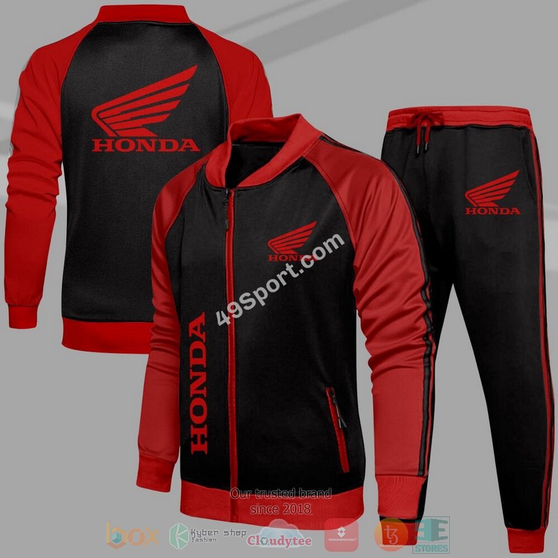 NEW Honda Motorcycle Tracksuits Jacket and Pant word2