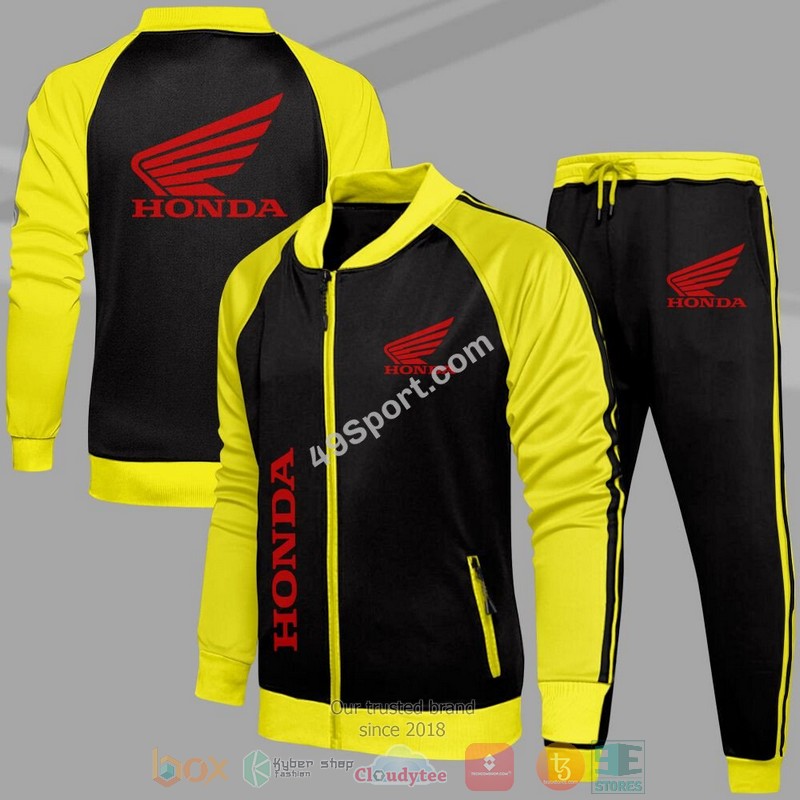 NEW Honda Motorcycle Tracksuits Jacket and Pant word2