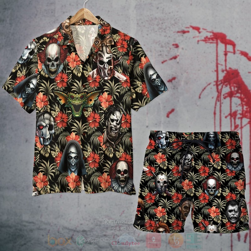 BEST Horror Movie Film Halloween 3D Aloha Shirt, Short-Pants 2 BEST Horror Movie Film Halloween 3D Aloha Shirt, Short-Pants word3