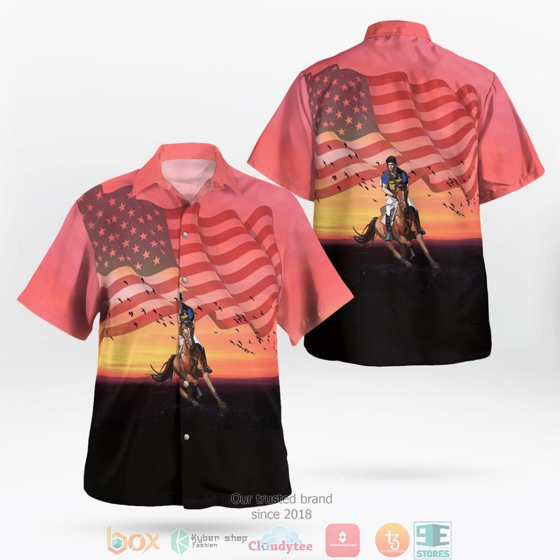NEW Horseback Riding Independence Day Aloha Shirt 8 NEW Horseback Riding Independence Day Aloha Shirt word3