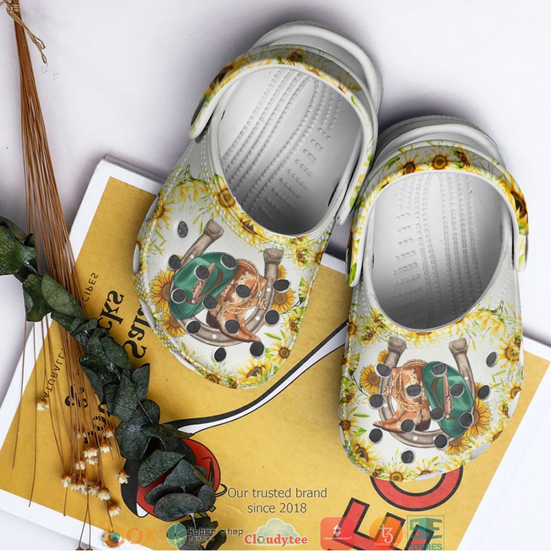 Horseshoe Western Boot Sunflower Crocband Shoes 5 Horseshoe Western Boot Sunflower Crocband Shoes word3