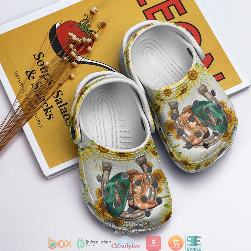 Horseshoe Western Boot Sunflower Crocband Shoes 6 Horseshoe Western Boot Sunflower Crocband Shoes word3
