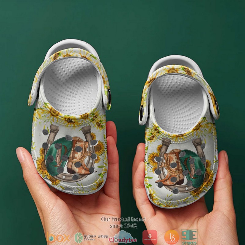Horseshoe Western Boot Sunflower Crocband Shoes 7 Horseshoe Western Boot Sunflower Crocband Shoes word3