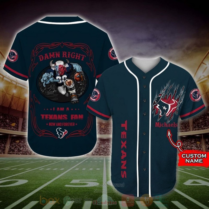 BEST Houston Texans Mascot Custom AOP Baseball Jersey 6 BEST Houston Texans Mascot Custom AOP Baseball Jersey word2