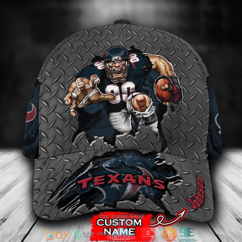 Houston Texans Mascot NFL Custom Name Cap word1