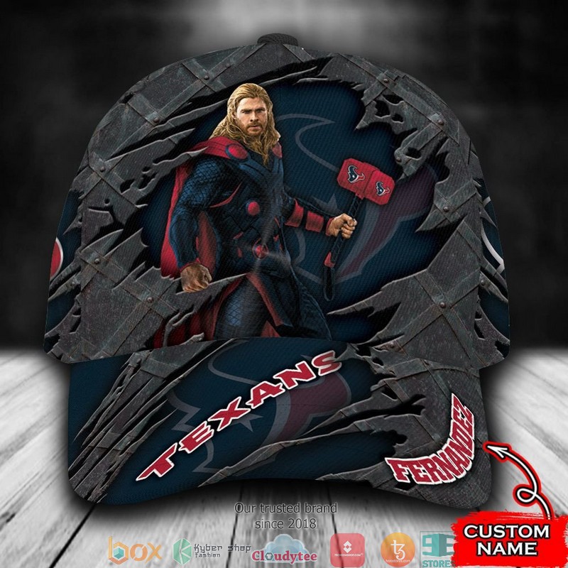 Houston Texans Thor NFL Custom Name Cap