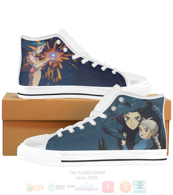 BEST Howl’s Moving Castle High Top Canvas Sneakers Shoes 3 BEST Howl’s Moving Castle High Top Canvas Sneakers Shoes word1