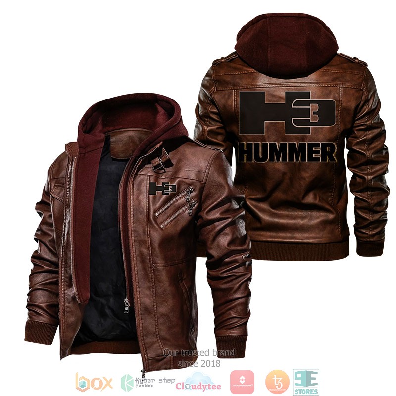 NEW Hummer H3 PU Leather Jacket 2 NEW Hummer H3 PU Leather Jacket word2
