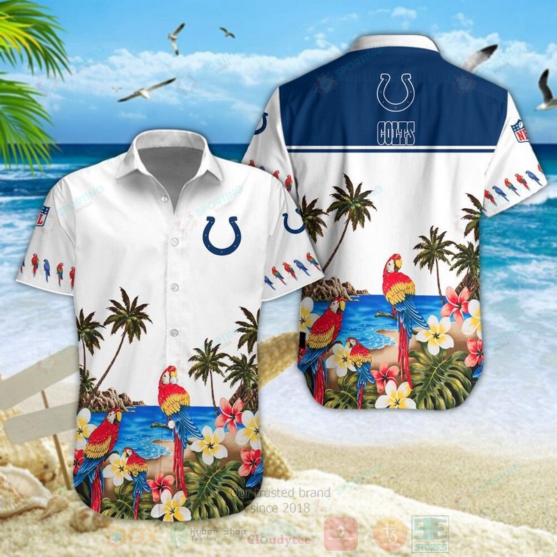 BEST Indianapolis Colts NFL Parrot Aloha Hawaiian Shirt