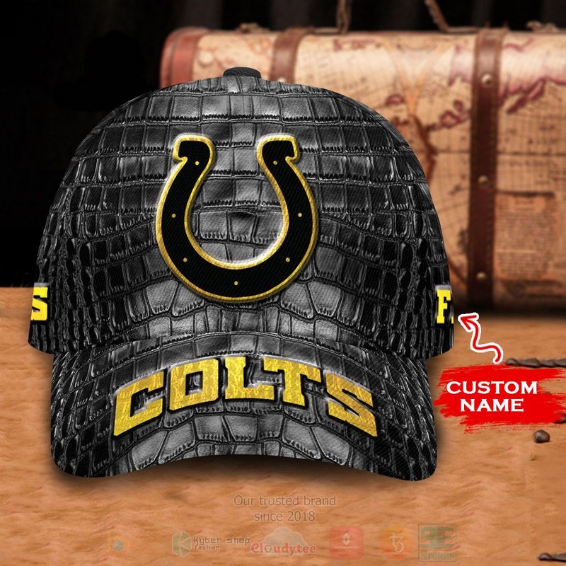 BEST Indianapolis Colts Printed NFL Team Custom Name 3D Cap word2