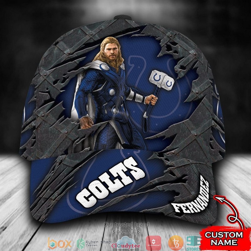 Indianapolis Colts Thor NFL Custom Name Cap