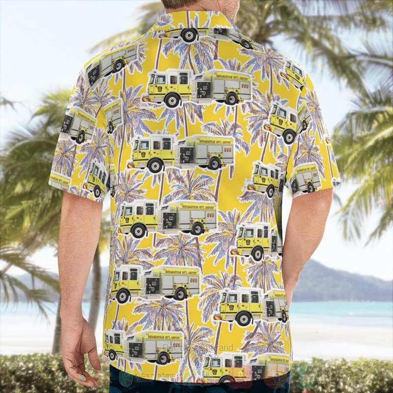 BEST Indianapolis, Indiana, Indianapolis International Airport Fire Department 3D Aloha Shirt 4 BEST Indianapolis, Indiana, Indianapolis International Airport Fire Department 3D Aloha Shirt word2