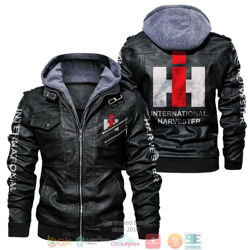 NEW International Harvester PU Leather Jacket 2 NEW International Harvester PU Leather Jacket word3