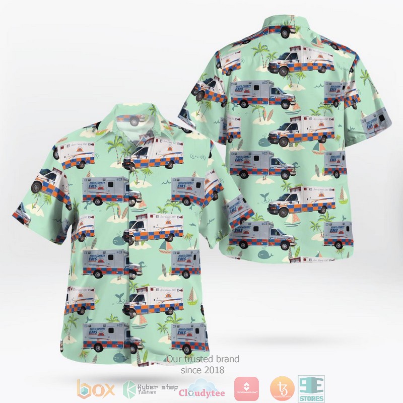Iosco County EMS East Tawas Michigan Hawaiian Shirt 8 Iosco County EMS East Tawas Michigan Hawaiian Shirt word1
