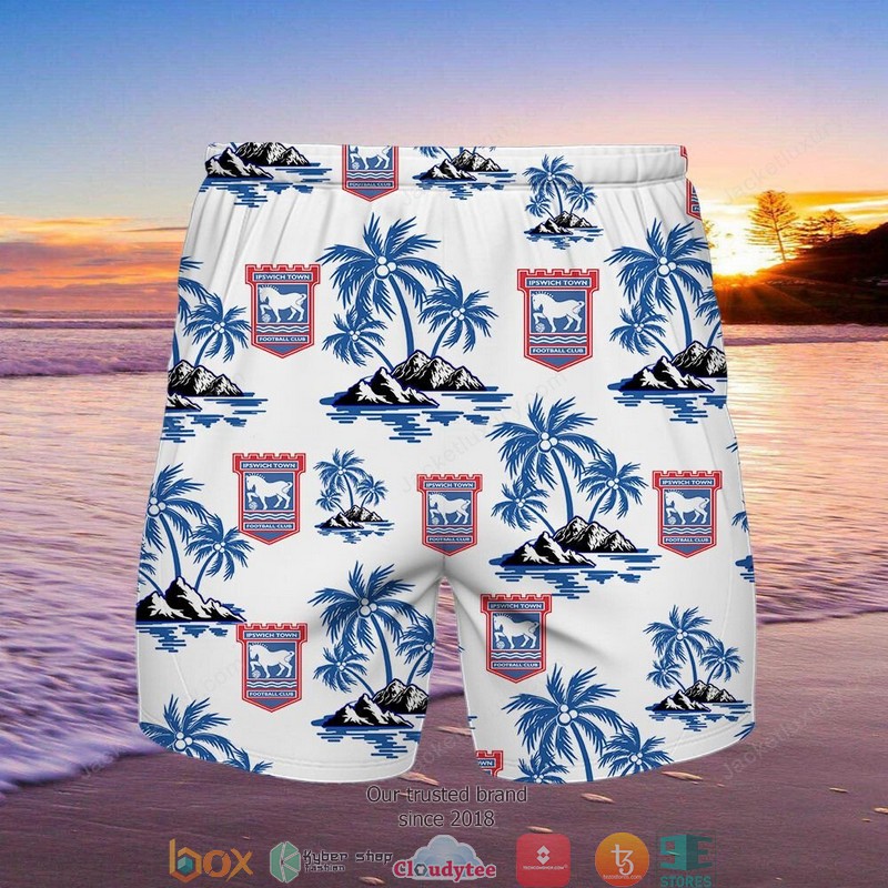 Ipswich Town Hawaiian Shirt, Beach Short 2 Ipswich Town Hawaiian Shirt, Beach Short word1