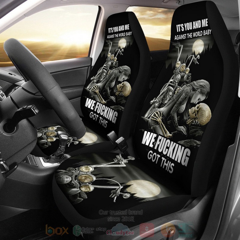 BEST It's You And Me Against the World the World Baby Luxury Car Seat Covers