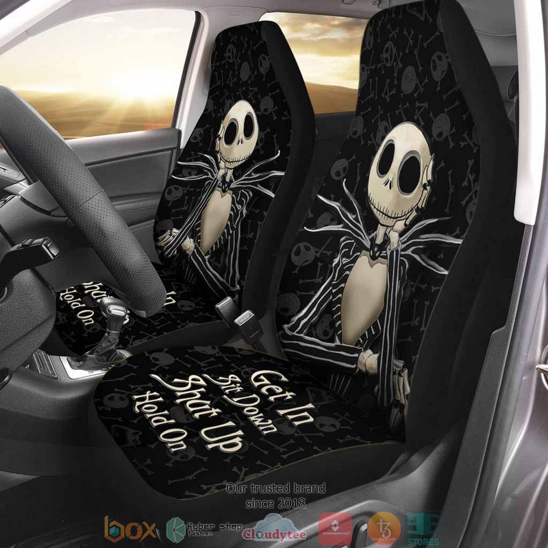 NEW Jack Skellington Nightmare Get In Sit Down Seat Covers 5 NEW Jack Skellington Nightmare Get In Sit Down Seat Covers word3