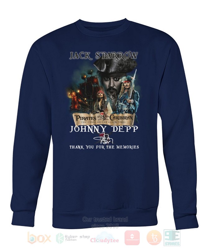 Jack Sparrow Pirate Caribbean Johnny Deep Hoodie, Shirt word3